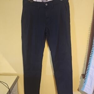 NWT Falls Creek Men's Size 30 X 32 Straight Flat Front Navy Casual Chino Pants